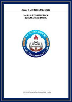 Adana İl Milli Eğitim Müdürlüğü 2015