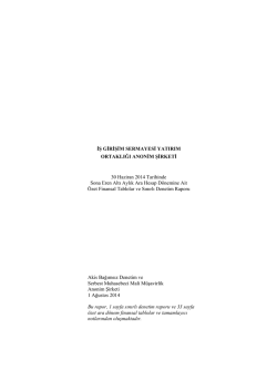 Mali Tablo ve dipnot ()