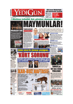 MAYMUNLAR! - Yedig&uuml;n Gazetesi