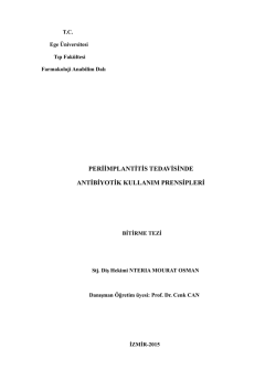 1309 - Ege &Uuml;niversitesi Diş Hekimliği Fak&uuml;ltesi