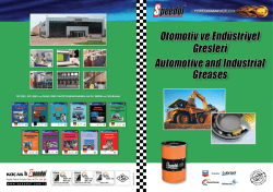 Endüstriyel Gres Yağlar Katalog İndir (PDF)