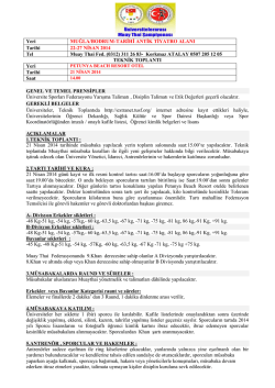 &Uuml;niversiteler Şampiyonası Genel Programı i&ccedil;in tıklayınız