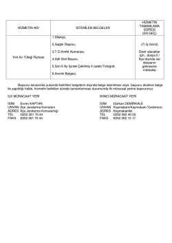 Katılımcı Listesi