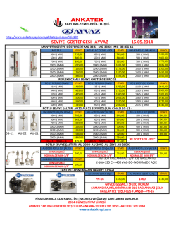 &Uuml;r&uuml;n Fiyat Listesini g&ouml;rmek i&ccedil;in tıklayınız.