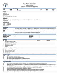 LPM516 - Bursa Teknik &Uuml;niversitesi