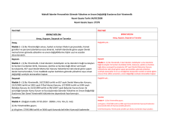 Mahalli İdareler Personelinin G&ouml;revde Y&uuml;kselme ve Unvan