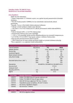 GeKaMac PoWer TIG 3000 DC Pulse İNVERTER