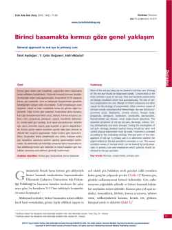 PDF İndir - T&uuml;rkiye Aile Hekimliği Dergisi