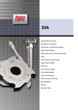 ahşap kesici takım imalatı Ayarlı Kanal Freze Açma