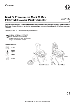3A2442B - Mark V Premium and Mark V Max Electric
