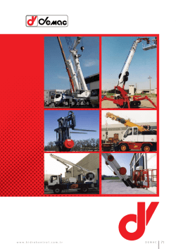 D E M A C w w w . h i d r o k o n t r o l . c o m . t r