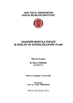 M. Mahir ERMAŞA BİTİRME PROJESİ