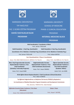marmara &uuml;niversitesi tıp fak&uuml;ltesi faz