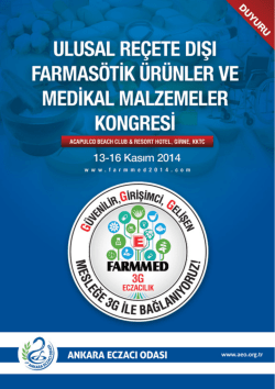 Untitled - Ulusal Re&ccedil;ete Dışı Farmas&ouml;tik &Uuml;r&uuml;nler ve Medikal