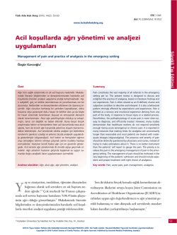 PDF İndir - T&uuml;rkiye Aile Hekimliği Dergisi