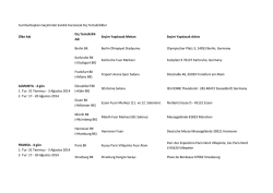 Yurtdisinda Oy kullanilacak merkezler