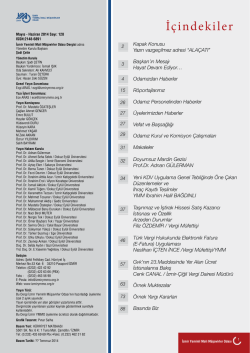 Dergiyi G&ouml;r&uuml;nt&uuml;le - İzmir Yeminli Mali M&uuml;şavirler Odası
