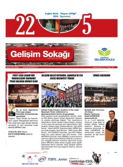 gelişim gezileri - Eskişehir Gelişim Koleji