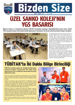 Bizden Size - &Ouml;zel Sanko Okulları
