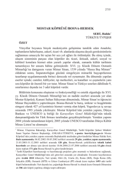 MOSTAR K&Ouml;PR&Uuml;S&Uuml;/BOSNA-HERSEK