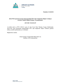 2014-29 2012/3792 Sayılı Kararname