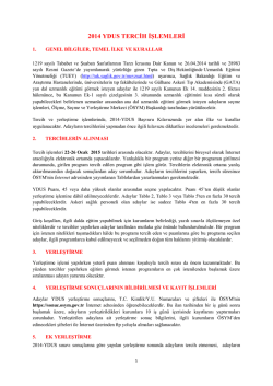 Genel Bilgiler, Temel İlke ve Kurallar