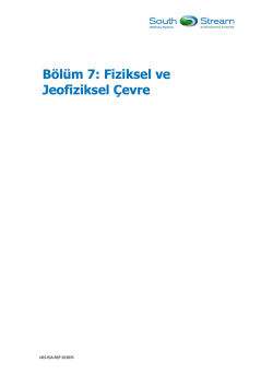B&ouml;l&uuml;m 7: Fiziksel ve Jeofiziksel &Ccedil;evre