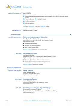 Cem SAFA Electronics engineer