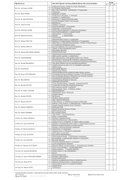 2014-2015 &Ouml;ğretim Yılı Bitirme &Ouml;devi