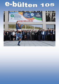 Sayı 105 - İzmir Serbest Muhasebeci Mali M&uuml;şavirler Odası