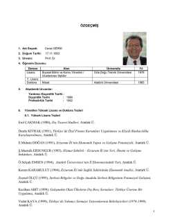 Y&Uuml;KSEK&Ouml;ĞRETİM KURULU - Beykent &Uuml;niversitesi