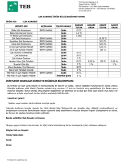TEBForms ONAY DURUM FORMU