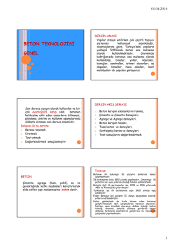 Beton Teknolojisi-2 [Uyumluluk Modu]