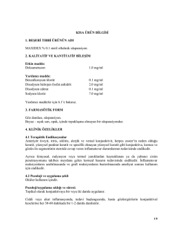 MAXIDEX g&ouml;z damlası