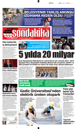 Gediz &Uuml;niversitesi׳nden elektrik &uuml;reten otopark