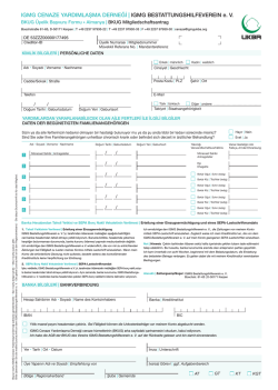 Almanya Üyelik Başvuru Formu Download