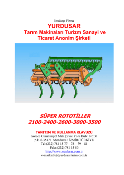 YURDUSAR Tarım Makinaları Turizm Sanayi ve Ticaret Anonim