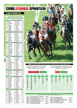 CUMA iSTANBULSPRiNTLERi