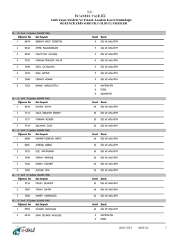 T.C. İSTANBUL VALİLİĞİ Fatih Vatan Mesleki Ve Teknik Anadolu