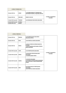 y&uuml;r&uuml;y&uuml;ş programı