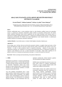 Otekon2012_ARA&Ccedil; KOLTUK BAĞLANTILARININ BENZETİM