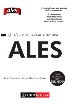ALES Eşit Ağırlık ve Sayısal Adaylar i&ccedil;in Konu Anlatımlı