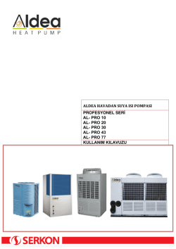 ALDEA HAVADAN SUYA ISI POMPASI PROFESYONEL SERİ AL