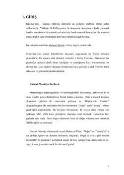 Bulanık Mantık &ndash; K&uuml;meler