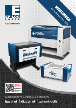 Epilog Fusion 711 x 1016 mm &ccedil;alışma alanı 30