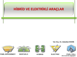 HİBRİD ARAÇLAR - Abdullah Demir
