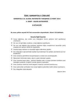 İndir - Samanyolu Matematik Yarışması