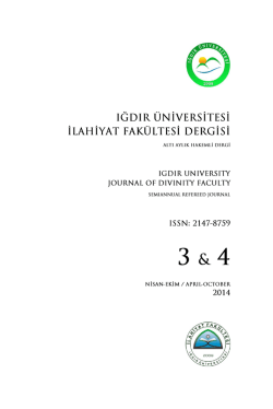 Edit&ouml;rden - iFDER - Iğdır &Uuml;niversitesi