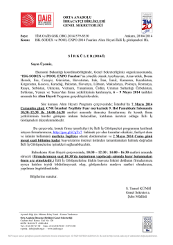 Orta Anadolu İhracat&ccedil;ı Birlikleri Genel Sekreterliği