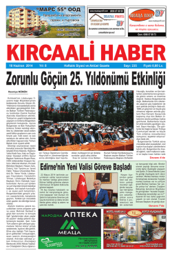 Sayı 235/2014 - Kırcaali Haber